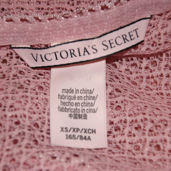 VICTORIA'S SECRET Rose Plunge Mesh Bodysuit sz XS - Picture 7 of 8